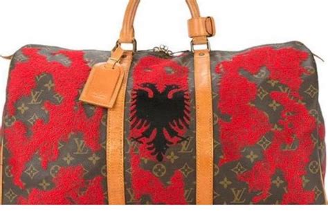 lv albanian flag bag|The history of the Louis Vuitton bag with the Albanian flag. Who .